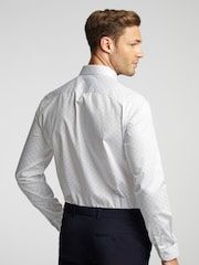 Ted Baker White Jasse Geo Stencil Shirt - Image 2 of 3