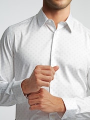 Ted Baker White Jasse Geo Stencil Shirt - Image 3 of 3