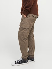 JACK & JONES Grey Slim Fit Cargo Trousers - Image 2 of 5