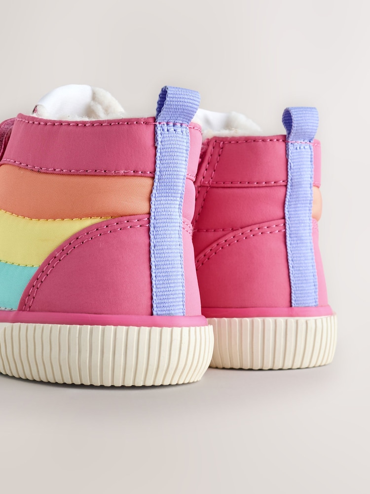 Little Bird by Jools Oliver Multi Pastel Padded Hi-Top Trainers - Image 7 of 7 Little Bird by Jools Oliver Multi Pastel Padded Hi-Top Trainers - Image 7 of 7