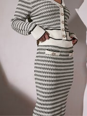 برّاق - تنورة مخططة من Star By Julien Macdonald - Image 3 of 5