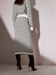 برّاق - تنورة مخططة من Star By Julien Macdonald - Image 4 of 5