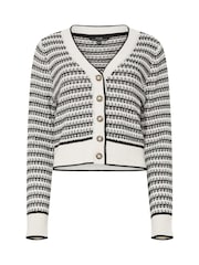 Star by Julien MacDonald Black Stripe Metallic Cardigan - Image 2 of 2