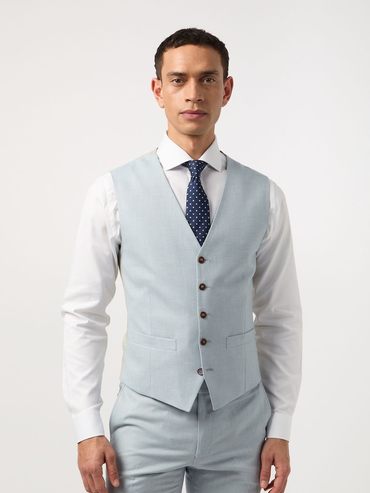 Antique Rogue Blue Blake Waistcoat - Image 1 of 2
