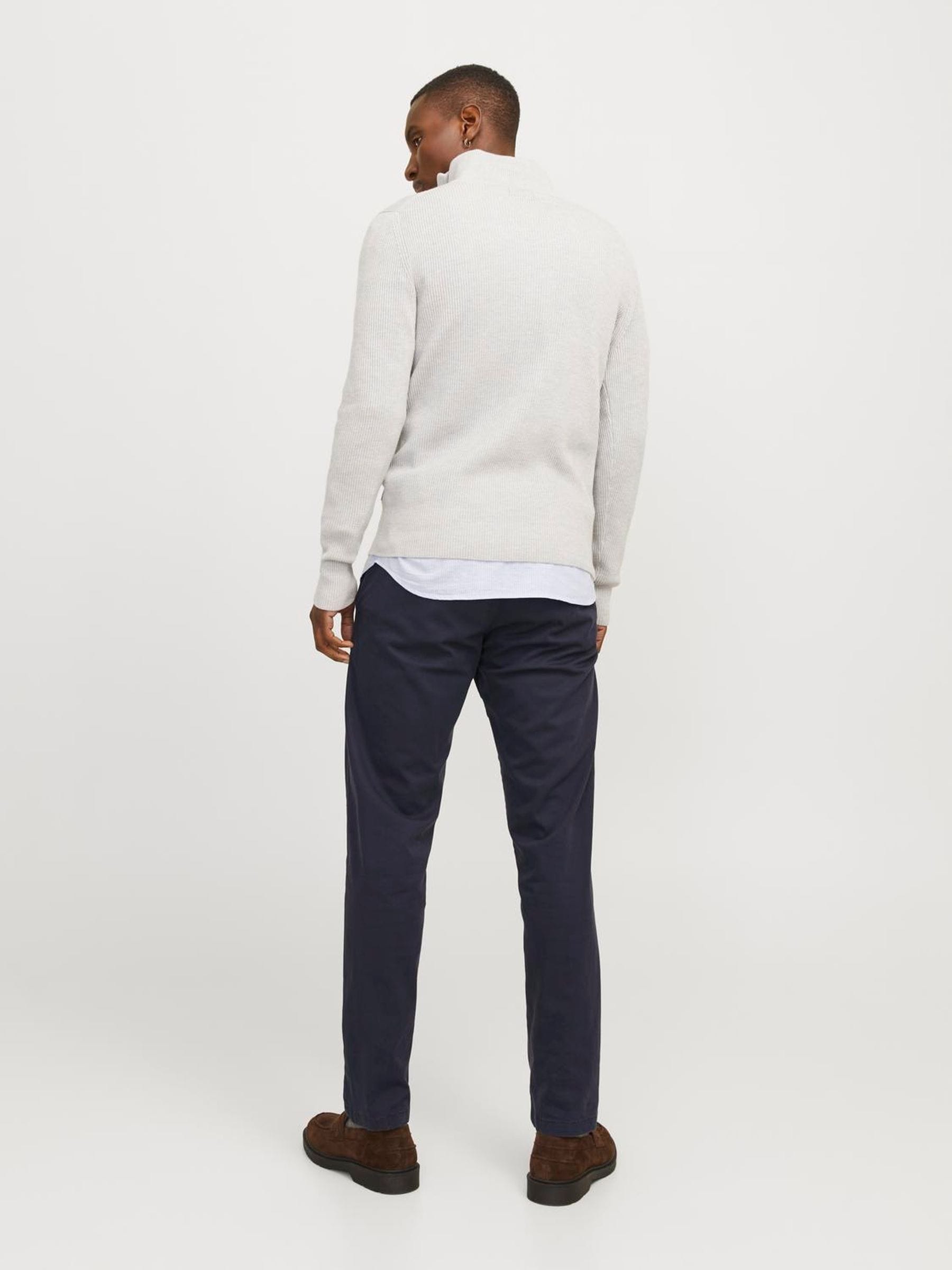 Buy JACK & JONES Blue Relaxed Fit Kane Chino Trousers from Next