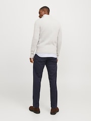 JACK & JONES Blue Relaxed Fit Chino Trousers - Image 3 of 5