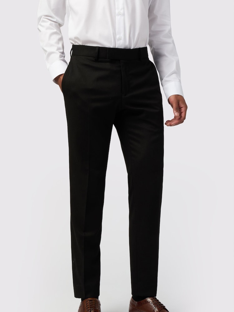 Antique Rogue Black Texture Trousers - Image 1 of 1 Antique Rogue Black Texture Trousers - Image 1 of 1