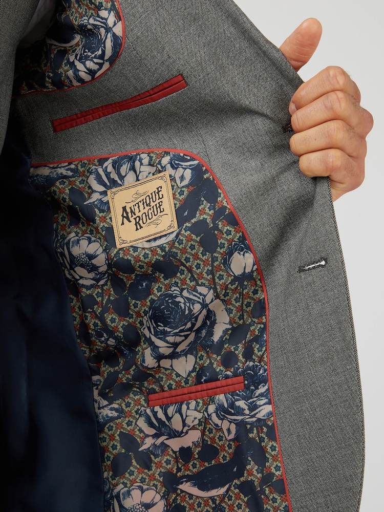 Antique Rogue Grey Blake Texture Jacket - Image 7 of 7