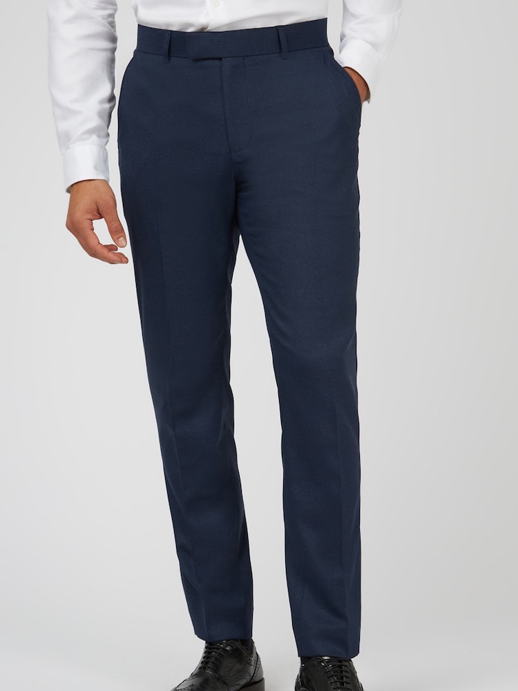 Antique Rogue Blue Blake Texture Trousers - Image 1 of 3