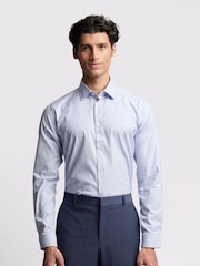Ted Baker Blue Hart Diamond Dot Slim Shirt - Image 1 of 4