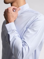 Ted Baker Blue Hart Diamond Dot Slim Shirt - Image 3 of 4