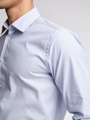 Ted Baker Blue Hart Diamond Dot Slim Shirt - Image 4 of 4