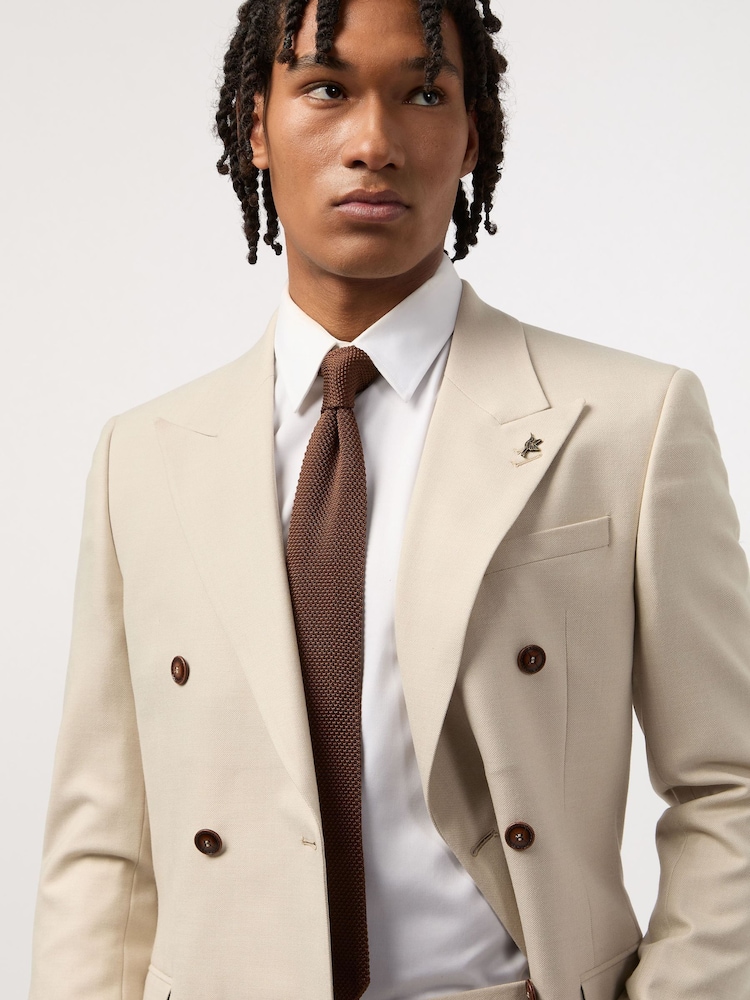 Antique Rogue Cream Blake DB Jacket - Image 3 of 3 Antique Rogue Cream Blake DB Jacket - Image 3 of 3