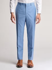Ted Baker Blue Blake Sharkskin Slim Trousers - Image 1 of 3