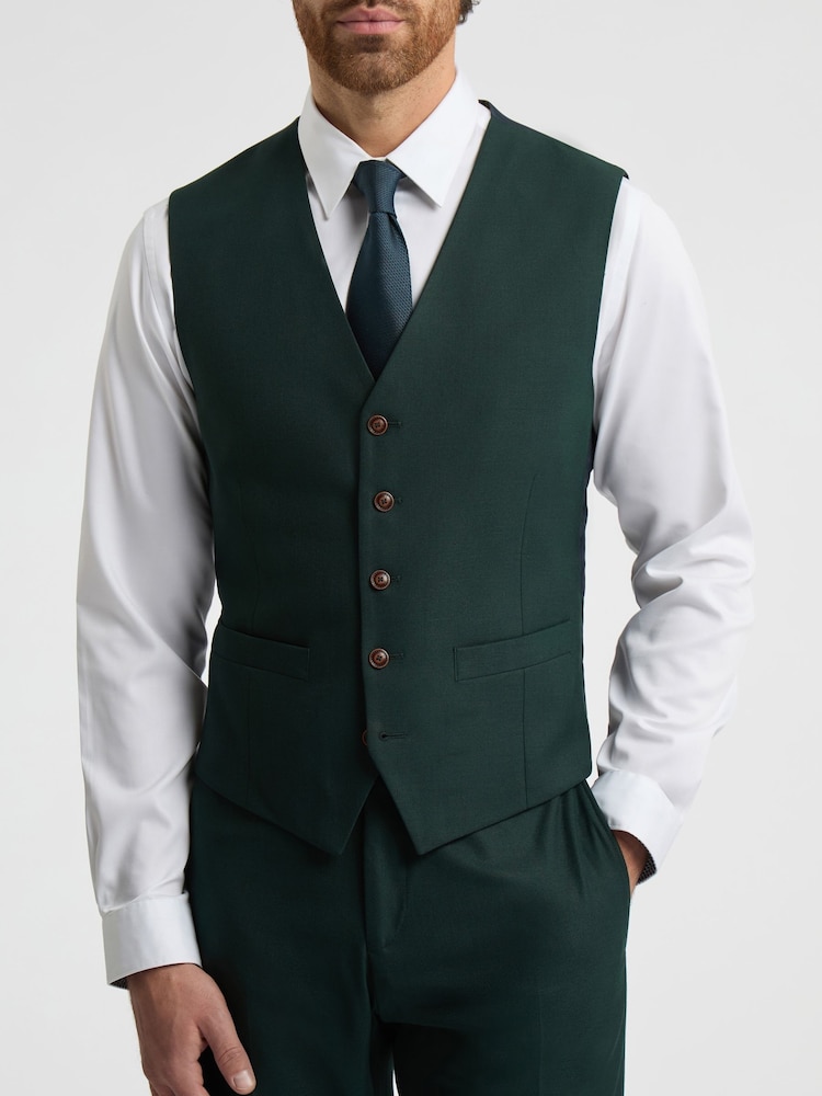 Antique Rogue Green Blake Deep Waistcoat - Image 1 of 2 Antique Rogue Green Blake Deep Waistcoat - Image 1 of 2