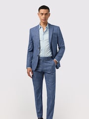 Antique Rogue Blue Check Jacket - Image 4 of 5