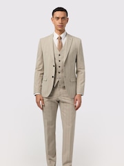 Antique Rogue Cream Putty Check Jacket - Image 2 of 5