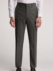 Ted Baker Green Piper Twill Slim Trousers - Image 1 of 3