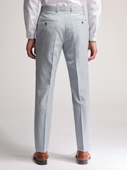 Ted Baker Blue Heath Duckegg Sharkskin Slim Trousers - Image 2 of 3