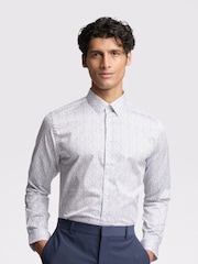 Ted Baker White Lyons Stencil 100% Cotton Shirt - Image 1 of 3