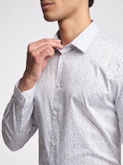 Ted Baker White Lyons Stencil 100% Cotton Shirt - Image 3 of 3