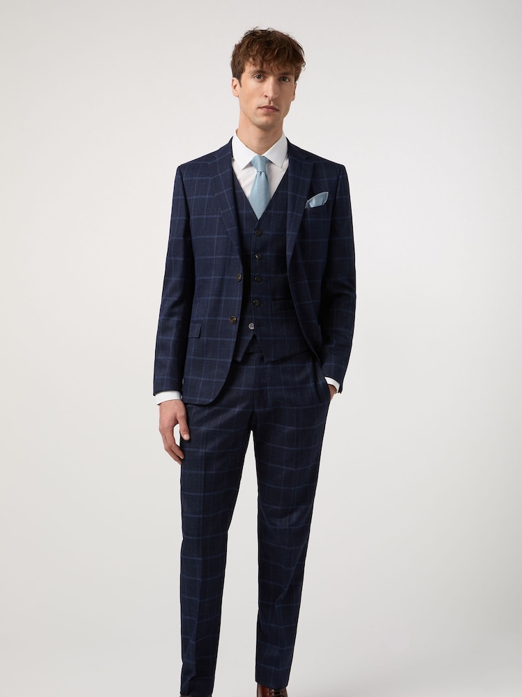 Antique Rogue Blue Check Jacket - Image 2 of 5