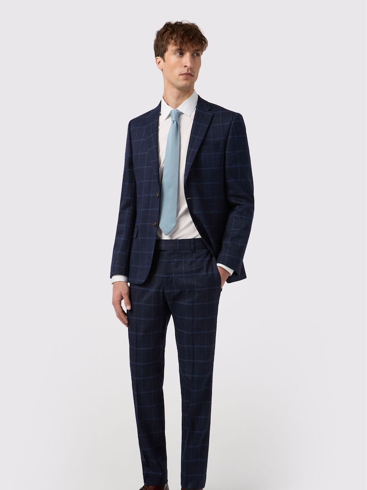 Antique Rogue Blue Check Jacket - Image 4 of 5