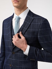 Antique Rogue Blue Check Jacket - Image 5 of 5