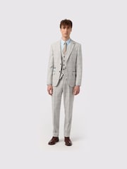 Antique Rogue Grey Powell Checks Tweed Jacket - Image 2 of 6