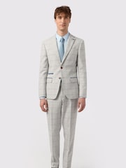 Antique Rogue Grey Powell Checks Tweed Jacket - Image 4 of 6