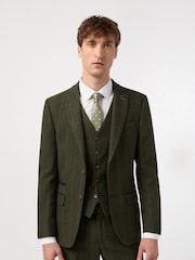 Antique Rogue Green And Blue Hooper Check Jacket - Image 1 of 6