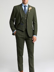 Antique Rogue Green And Blue Hooper Check Jacket - Image 3 of 6
