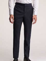 Ted Baker Blue Breen Tuxedo Slim Trousers - Image 1 of 3