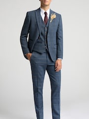 Antique Rogue Blue Lenox Check Jacket - Image 3 of 5