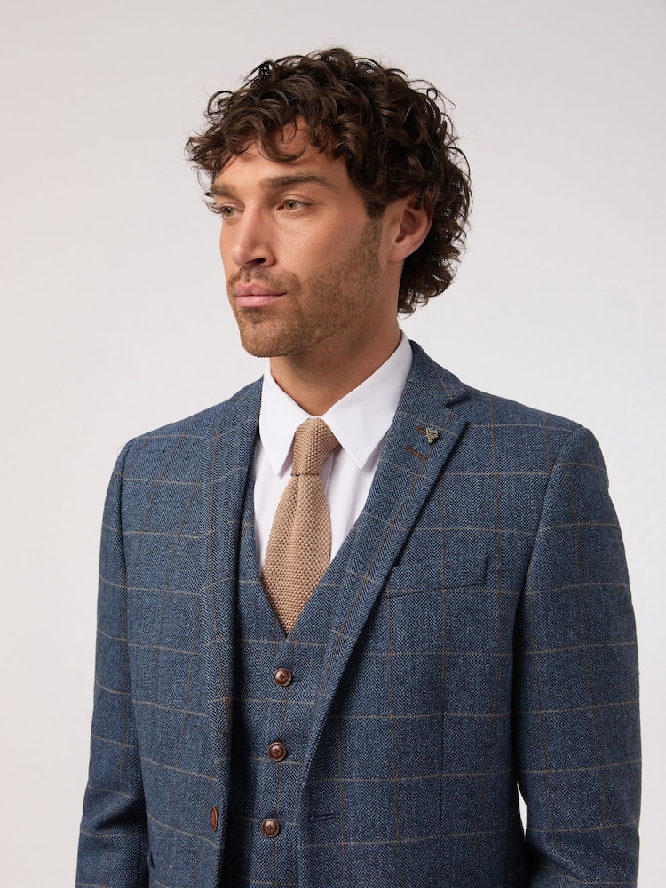 Antique Rogue Blue Lenox Check Jacket - Image 5 of 5