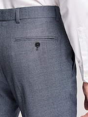 Ted Baker Blue Slim Riley Ptooth Trousers - Image 3 of 3