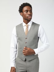Antique Rogue Grey Blake Texture Waistcoat - Image 1 of 2