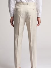 Ted Baker Natural Turner Sharkskin Slim Trousers - Image 2 of 3