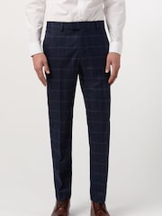Antique Rogue Blue Check Trousers - Image 1 of 2