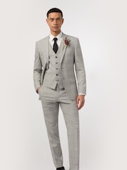 Antique Rogue Grey Check Jacket - Image 3 of 5