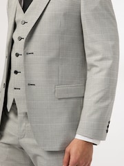 Antique Rogue Grey Check Jacket - Image 5 of 5