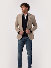 Antique Rogue Natural Herringbone Tweed Jacket - Image 4 of 5