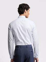 Ted Baker Blue Maine Micro Geo Slim Shirt - Image 2 of 3