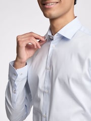 Ted Baker Blue Maine Micro Geo Slim Shirt - Image 3 of 3