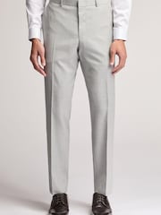 Ted Baker Grey Slim Lowry Sharkskin Trousers - Image 1 of 3