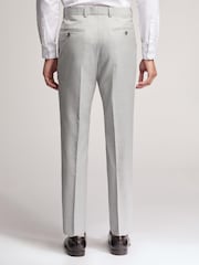 Ted Baker Grey Slim Lowry Sharkskin Trousers - Image 3 of 3