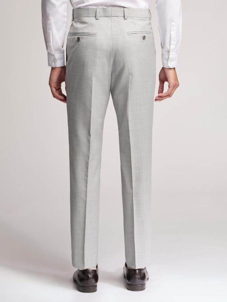Ted Baker Grey Slim Lowry Sharkskin Trousers - Image 3 of 3 Ted Baker Grey Slim Lowry Sharkskin Trousers - Image 3 of 3
