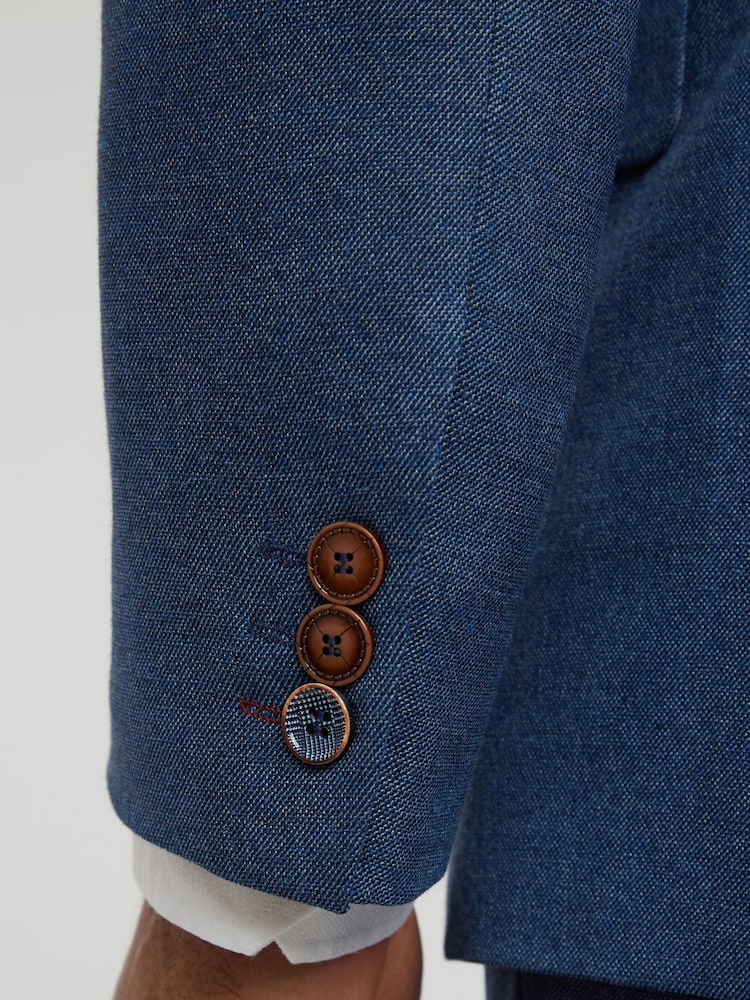 Antique Rogue Blue Blake Texture Jacket - Image 6 of 6