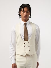 Antique Rogue Cream Blake Waistcoat - Image 1 of 2