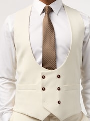 Antique Rogue Cream Blake Waistcoat - Image 2 of 2
